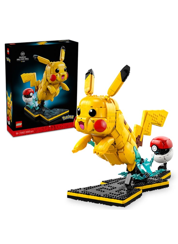 LEGO Pikachu & PokéBall Building Set - Image 1