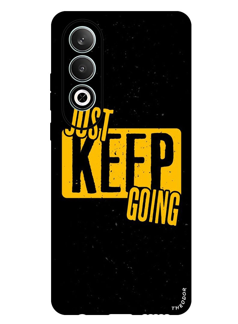 Theodor Protective Case Anti Scratch Shock Proof Bumper Cover For OnePlus Nord CE 4 Keep going - Image 1