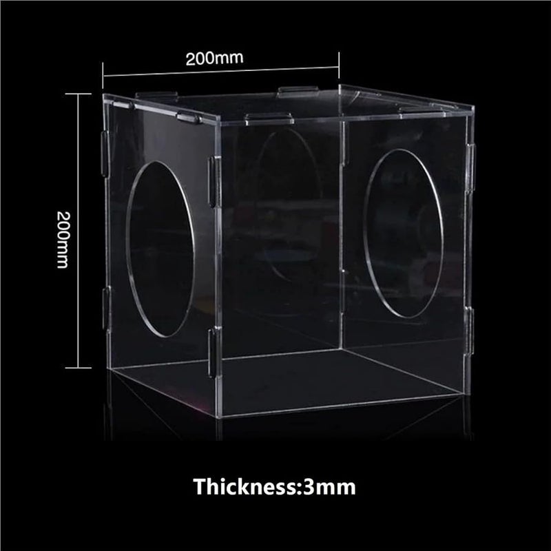 Transparent Dust Hood Cover For Grinding Polishing Engraving And Cutting 200x200x200mm - Image 3