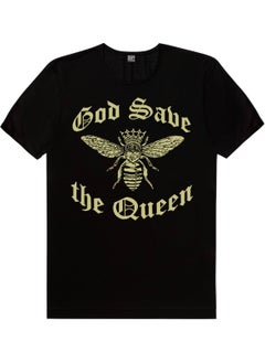 Rock&Roll Queen Bee Black Short Sleeve Women's T-Shirt  - Image 3