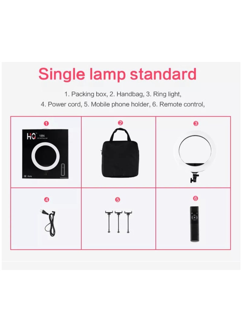 Pama 18N 18 Inch LED Photography Soft Ring Light With Tripod Stand  - Image 5