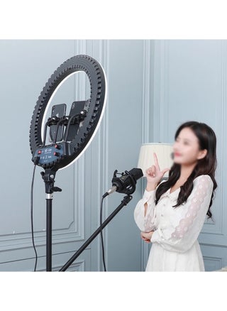 18N 18 Inch LED Photography Soft Ring Light With Tripod Stand - pzsku/Z4AC4FD1912AB770E40DFZ/45/_/1734106277/417ef726-f654-48a7-a56e-ef7b6762a987