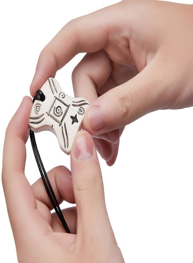 ASVP Shop Japor Snippet Necklace Padme Vintage Look With Engraved Finish, One Size, Faux Leather, Japor - Image 2