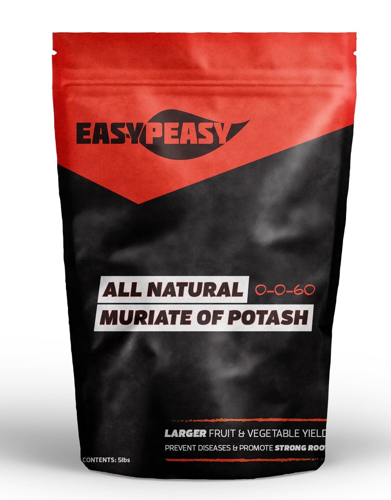 Easy Peasy All- Natural Muriate of Potash | Potassium Fertilizer with 0-0-60 Analysis Plant Food for All Indoor and Outdoor Plants Nutrient Yards in GRANULAR Form - Image 1
