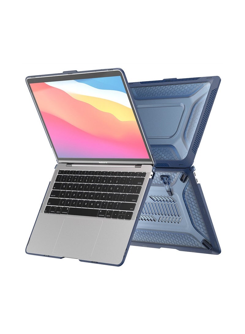 عام حافظة واقية لجهاز MacBook Neo 13 2026 مع حامل تبريد مدمج، غلاف كامل للجسم مضاد للصدمات والخدوش، غطاء رفيع وخفيف الوزن. - Image 1