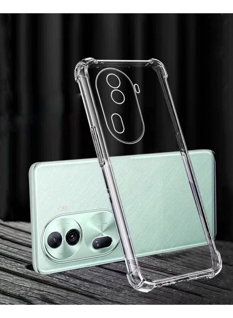 Techie غطاء حماية شفاف من TPU لزاوية Oppo Reno 11 5G مع حماية عدسة الكاميرا - Image 2