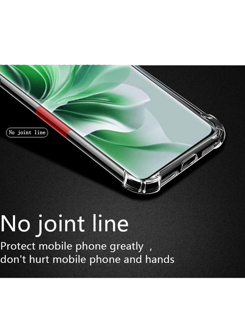 Techie غطاء حماية شفاف من TPU لزاوية Oppo Reno 11 5G مع حماية عدسة الكاميرا - Image 5