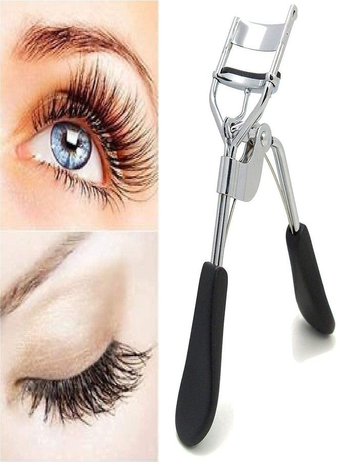 JRT Professional Eye lash Curler || Parlor Eye Makeup Accessory || Curling Lashes Makeup Tool || Handle Curl Eye Lash Curler || Easily Roll Over Small Eyelashes || Women Girl (Multi Color) - Image 2