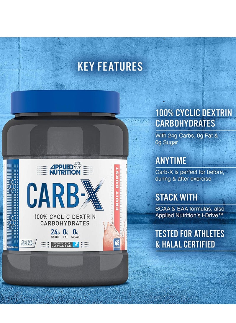 Applied Nutrition Carb X Fruit Burst -Carbo Hydrate Powder-48 Servings 1.2 Kg  - Image 3