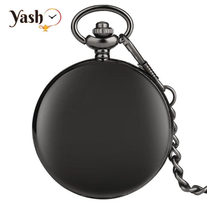 YASH Yash Retro Pocket Watch for Husband I Love You Quartz Timepiece with Chain and Elegant Packaging – A Perfect Gift  - Image 5