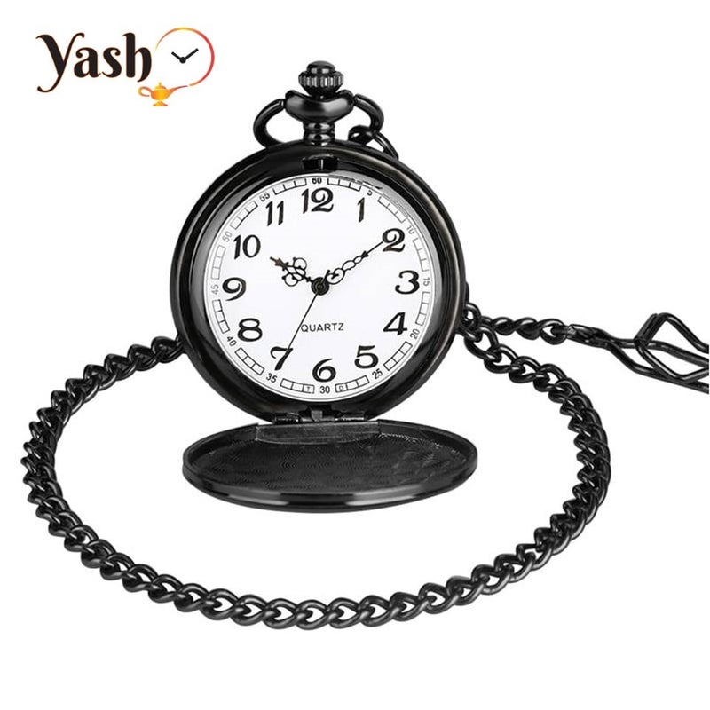 YASH Yash Retro Pocket Watch for Husband I Love You Quartz Timepiece with Chain and Elegant Packaging – A Perfect Gift  - Image 3