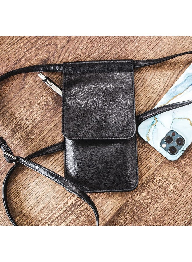 AGOZ Leather Women'S Crossbody Handbags Premium Crossbody Purses For Women Travel Essentials Shoulder Sling Bag For Iphone 15 Pro Max Iphone 15 Pro Iphone 15 - Image 5