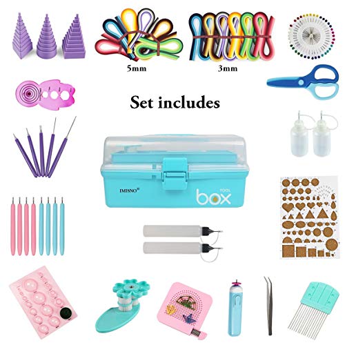 IMISNO Quilling Kits - Quilling Tools and Supplies,Paper Crimper,Quilling Paper - Image 2
