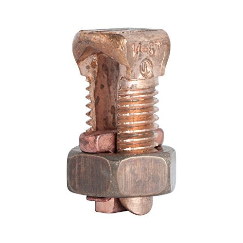 Gardner Bender GSBC-6 Soild Copper Split Bolt Connector, 10-8 AWG - Image 1