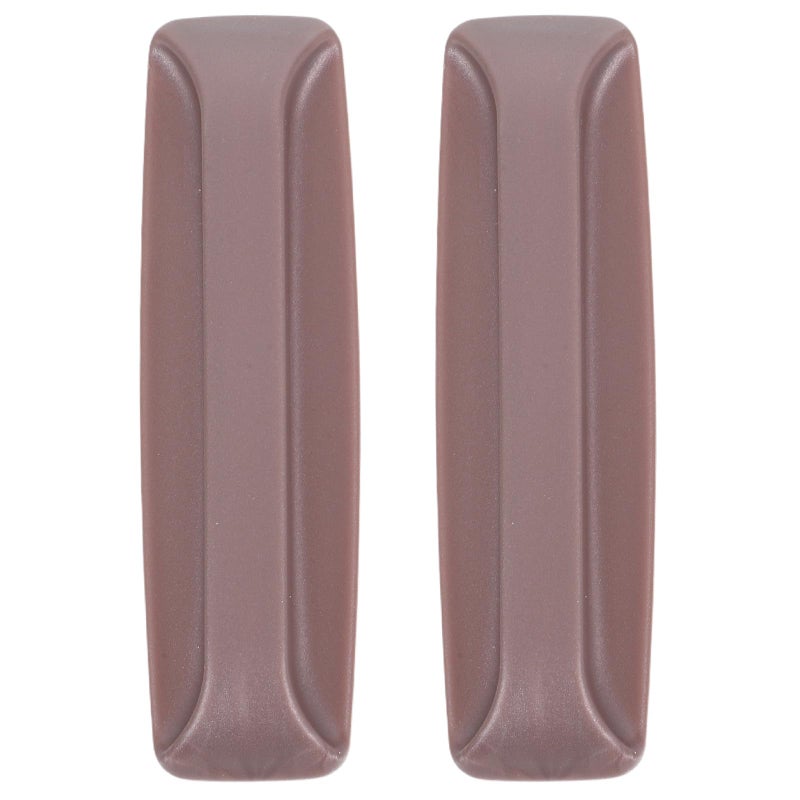 2Pcs Light Brown Self Adhesive Cabinet Handles Retro Wear Resistant Drawer Pulls - Image 2