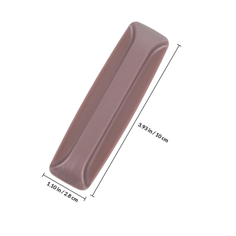 2Pcs Light Brown Self Adhesive Cabinet Handles Retro Wear Resistant Drawer Pulls - Image 3