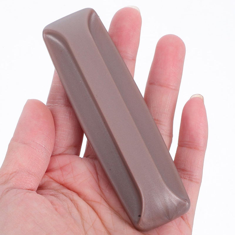 2Pcs Light Brown Self Adhesive Cabinet Handles Retro Wear Resistant Drawer Pulls - Image 5