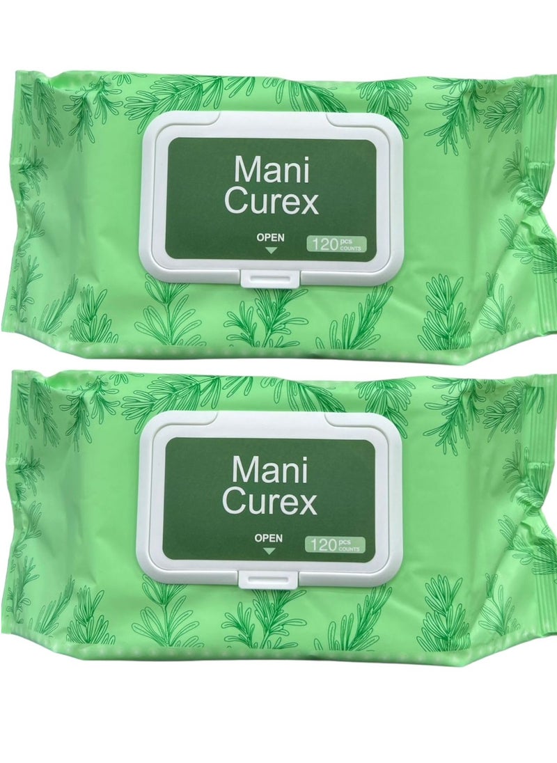 Mani Curex wet wipes 240PCS COUNTS 