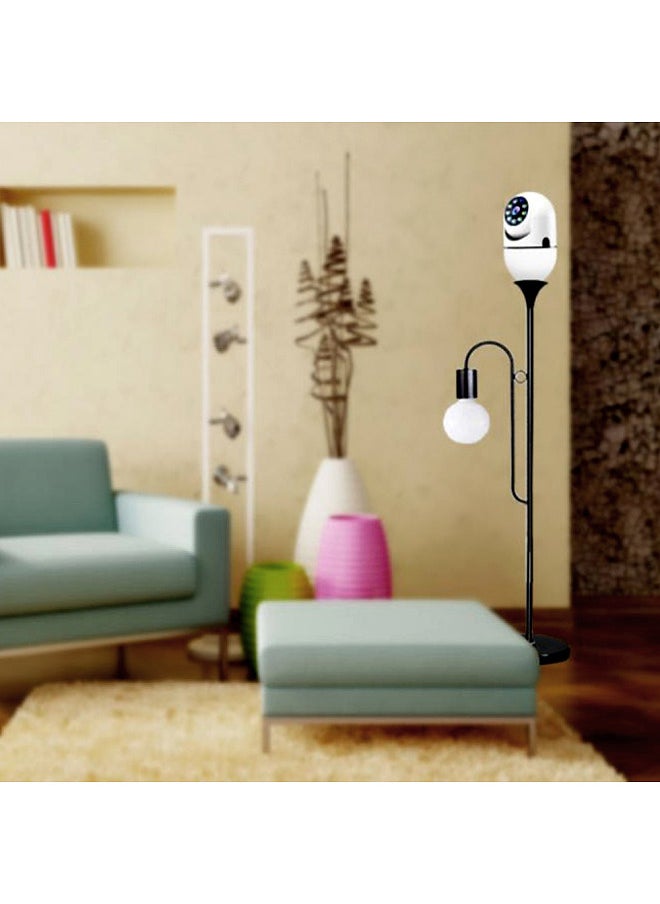 Generic - WiFi 360 Panoramic Bulb Camera 1080P Security Camera with 2.4GHz WiFi 360 Degree Panoramic viewing Wireless Home Surveillance Camera Night Vision Two Way Audio Smart Motion Detection - Image 1
