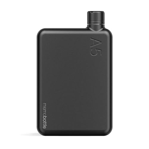 memobottle A5 Stainless Steel BLACK - Image 1