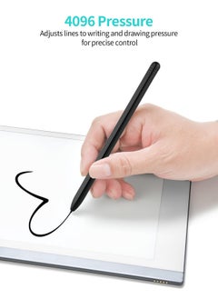 General Stylus with 5 nibs, magnetic pen compatible with Galaxy Tab S6 Lite/S9 Plus/S9 Ultra/23 Ultra/Samsung S Pen replacement, pressure sensitive 4096  - Image 2