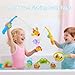 AMCHSURI Toddler Bath Toys for Kids Ages 13 26PCS Mold Free Bath Toys for Toddlers 24 with Fishing Toy Game Fishing Rod Net and Mesh Bag Bath tub Water Table Pool Toys for Kids Ages 3 4 5 6 7 8 Years Old - Image 4