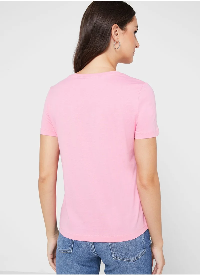 VERO MODA Crew Neck Graphic T-Shirt