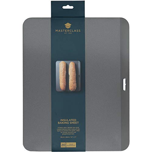 Master Class MasterClass Baking Sheet with PTFE, PFOA and BPA Free Non Stick, Robust 1mm Thick Carbon Steel, 35 x 28cm - Image 3