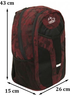 Cambridge Polo Club Unisex Backpack with Side Pocket, Waterproof Fabric Base and Back Shock Absorbing Support  - Image 2