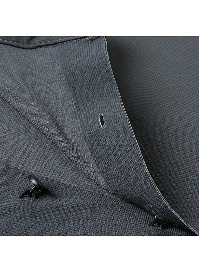 Tucano Men's Short Sleeve T-shirt Set Father's Day Gift Ice Silk Quick Dry Polo Shirt Casual Long Pants Two-piece Set Men's Deep Gray L - Image 3