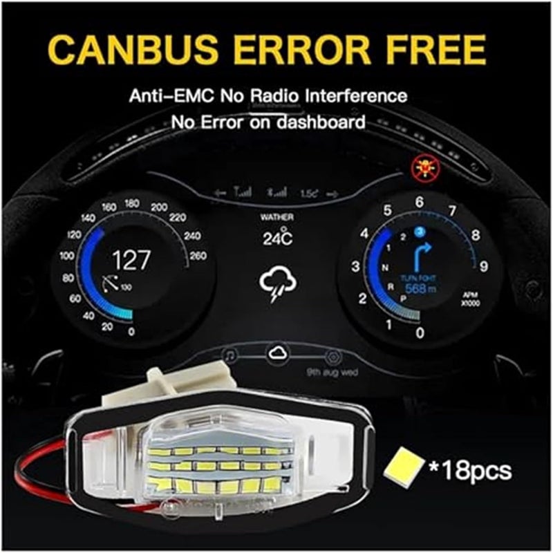 Wivplex 2Pcs Canbus Car License Plate Light - Image 5