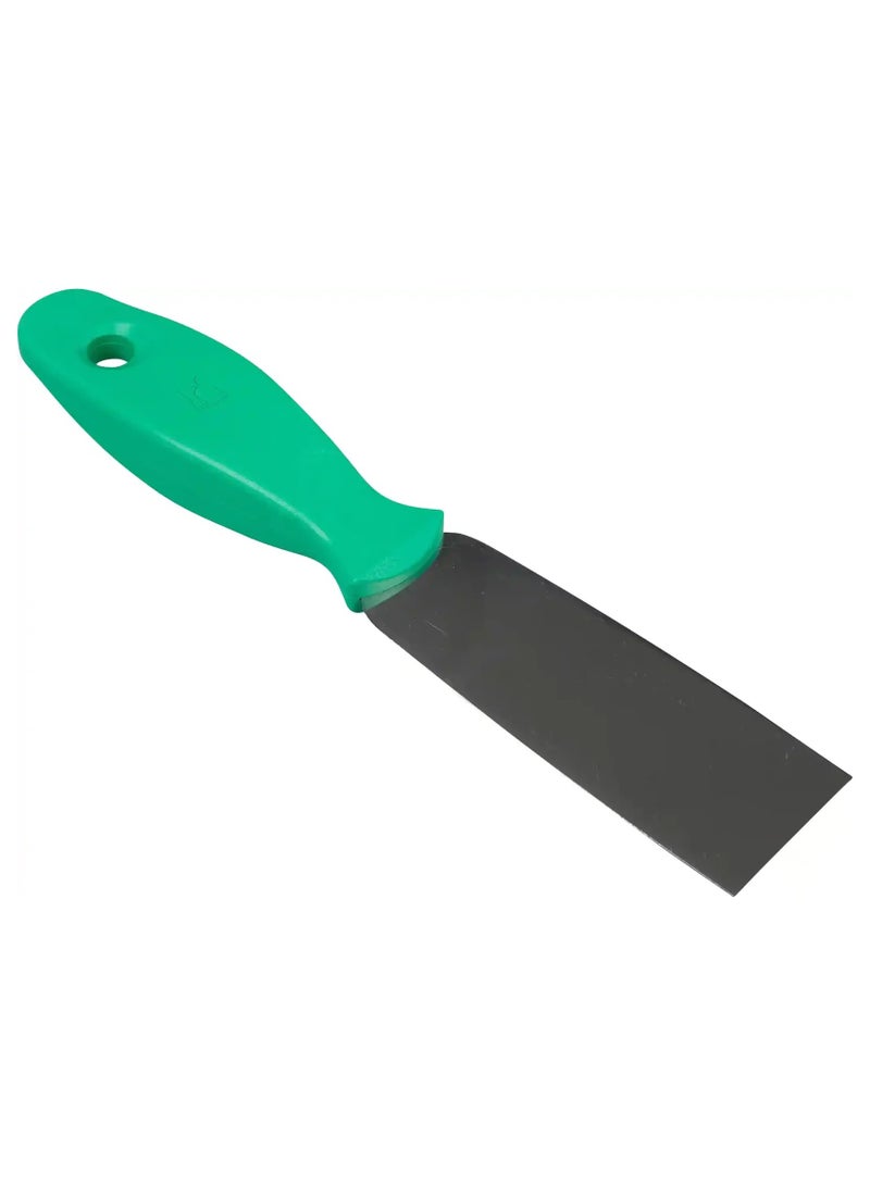 Maya Stainless Steel Spatula with PP Handle | Metal Detectable & X-Ray Safe | 40 x 240mm Industrial Kitchen Turner in Green | Durable, Heat-Resistant & Food-Safe
