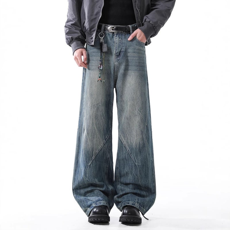 Unisex Casual Daily Denim Jeans - Image 4