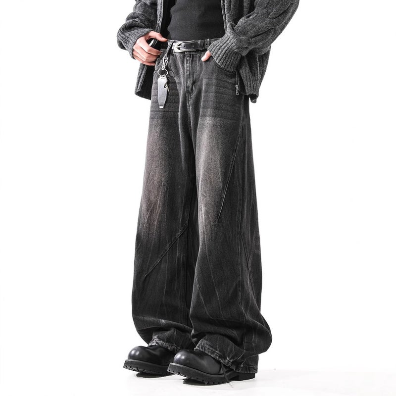 Unisex Casual Daily Denim Jeans - Image 3