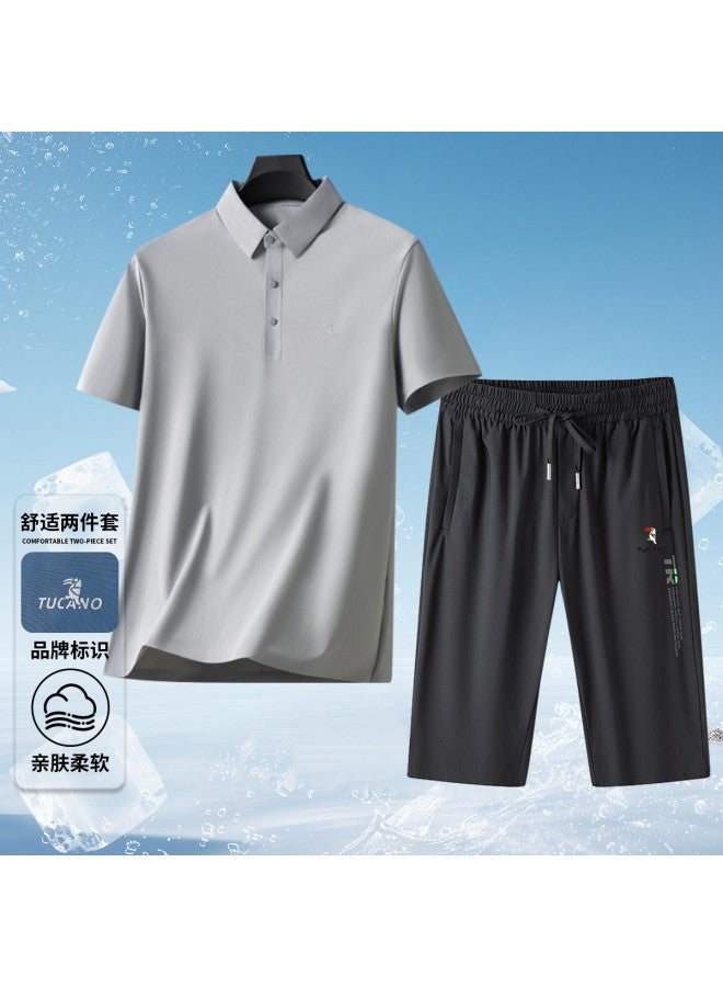 Tucano Loose And Comfortable Minimalist Set - Summer Casual Sporty Breathable Cool Two-piece Outfit With Premium Fashionable Menswear - Image 2
