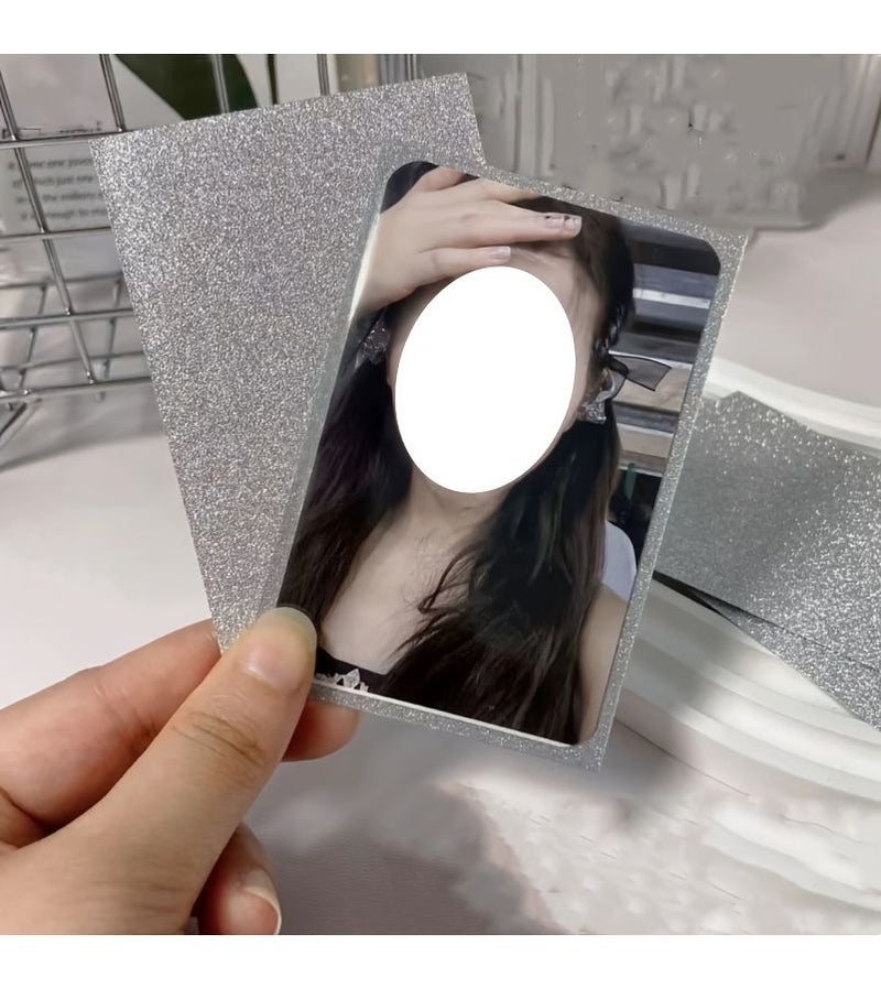 50 Pcs Silvery Card Instant Photo Protective Film Transparent Sleeves Dustproof Covers - Image 4