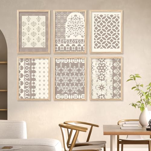 walllane Wood - Traditional Indian Madhubani/Pichwai Art Framed Painting For Living Room /Painting For Wall Decoration (10 Inch X 13 Inch) Set 6 Cate- 07 - Image 1