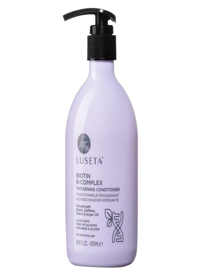 L LUSETA Luseta Biotin B-Complex Thickening Conditioner - Hair Growth and Strengthening Treatment With Caffeine and Argan Oil for Thinning Hair, All Hair Types, Men & Women, 16.9oz - Image 1