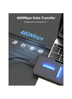 اف ماكس كيبل USB نوع ايه الى لايتنينج معتمد من ابل بطول 4 قدم، كيبل شحن USB / مزامنة لايتنينج متوافق مع ايفون 14/13/12/11/15/برو/ماكس/ميني/اكس/بلس/8/7/6/5S/SE/بلس/ايباد (اسود-1.2 متر/4 قدم)  - Image 5