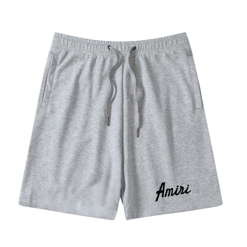Ami Summer Men And Women Couple Diamond Presbyopia Casual Embroidered Shorts Comfortable Loose Sports Pants New Trend - Image 3