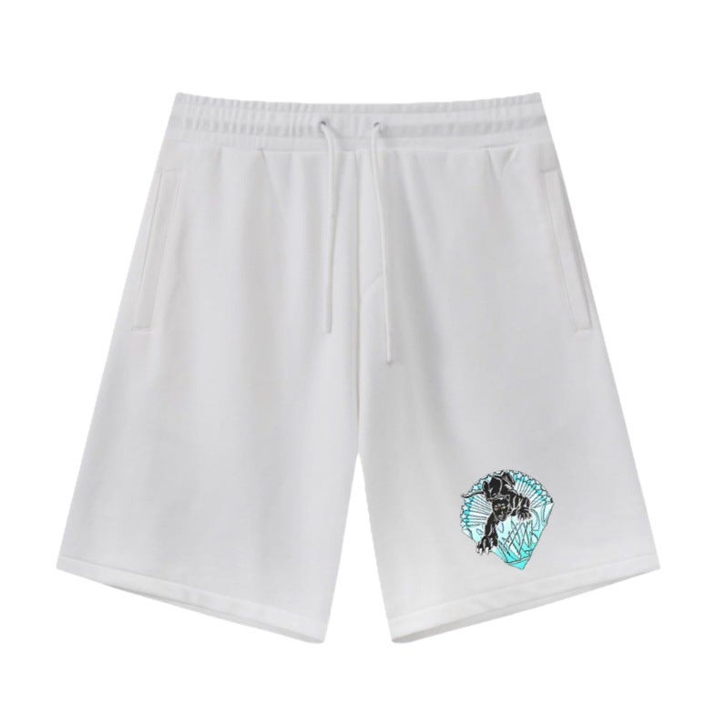Ami Summer Men And Women Couple Diamond Presbyopia Casual Embroidered Shorts Comfortable Loose Sports Pants New Trend - Image 4