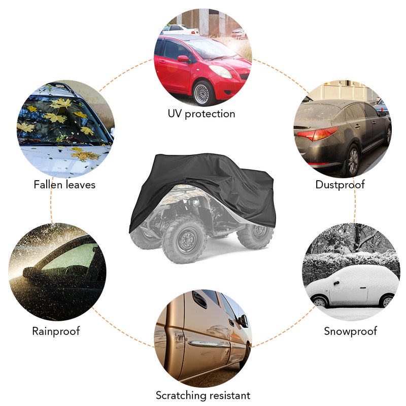 Beach Vehicle Waterproof Cover Folding ATV Cover All Terrain Vehicle Cover Durable Oxford ATV Protection Case - Image 2