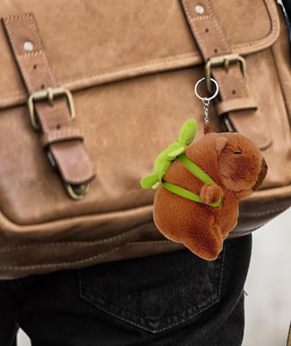 INOCEAN Capybara Keychain, Adorable Animal-Themed Gift, Premium Metal Alloy Keychain, Unique Capybara Design for Keys or Bags, Durable Everyday Accessory (One Piece) - Image 4