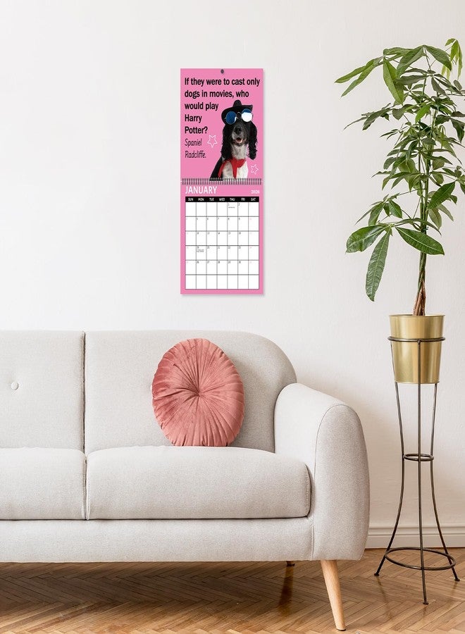 JAPBOR Funny Dog Joke Pun Calendar - 2PCS 2026 Dogs Themed Wall Calendar, 12 Months Hanging Planner with Thick Paper, Animals Weekly Monthly Home Office Organizer for New Year Christmas Gifts (11" x 11") - Image 5