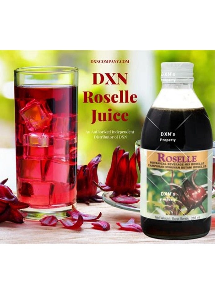 DXN Roselle Juice 285ml – Natural Herbal Beverage with Antioxidant-Rich Roselle Extract - Image 4
