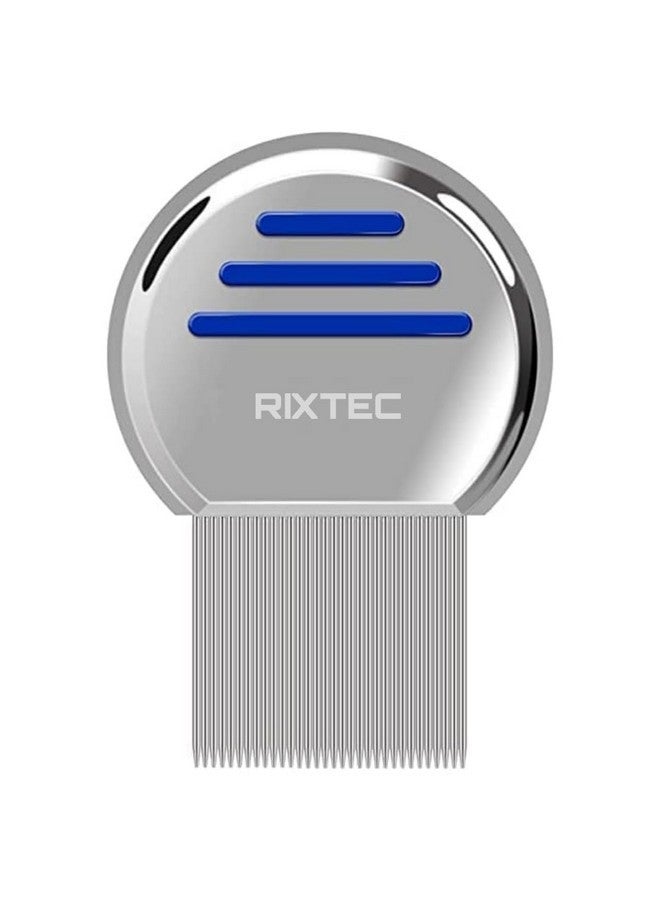 RIXTEC Lice Comb For Women And Kids Stainless Steel Lice Terminator Fine Egg Nit Lice Egg Removal Comb For Women And Men (Multi Color) - Image 1