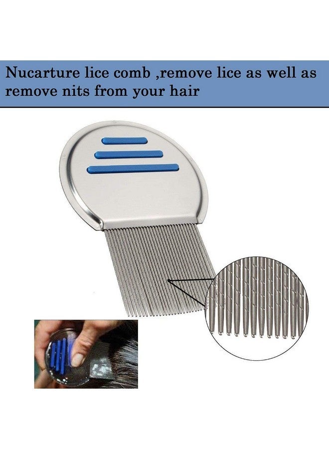 RIXTEC Lice Comb For Women And Kids Stainless Steel Lice Terminator Fine Egg Nit Lice Egg Removal Comb For Women And Men (Multi Color) - Image 4