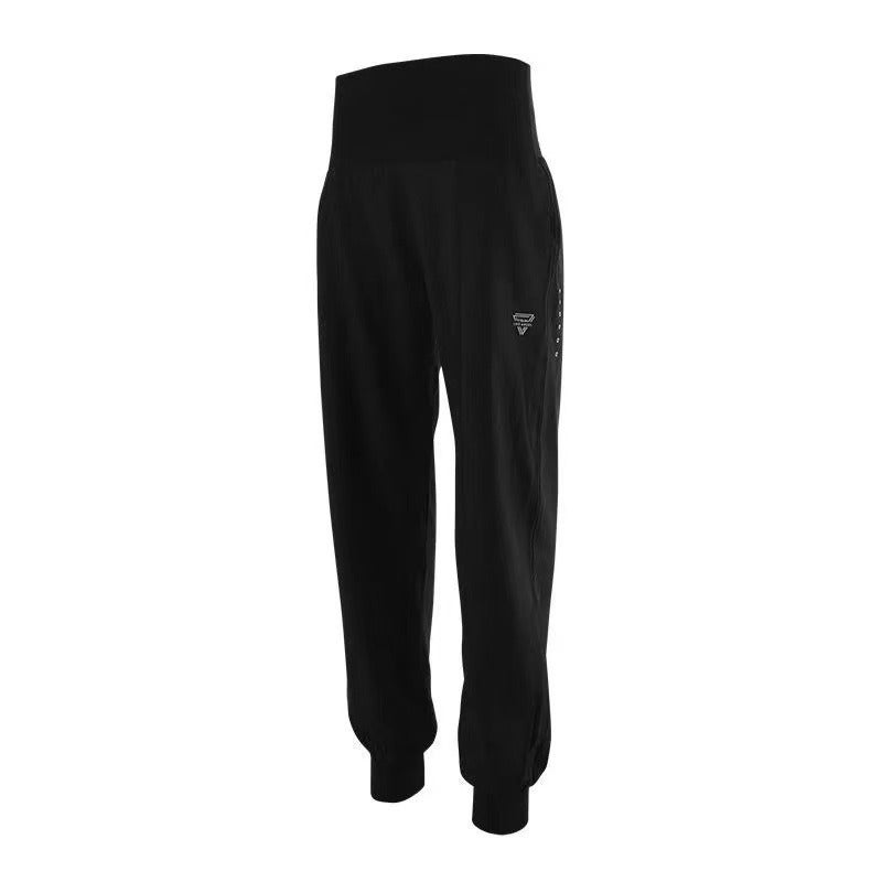 WU Women's Loose Fit Running Yoga Pants with High Waist and Elastic Ankles, Quick-Dry Breathable Athletic Trousers for Summer - Image 5