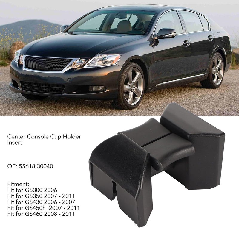 Cup Holder Plate Divider, Spill Prevention, Long Lasting ABS Shell Drink Holder Insert, Scratch Resistant, for GS450H GS460 - Image 3
