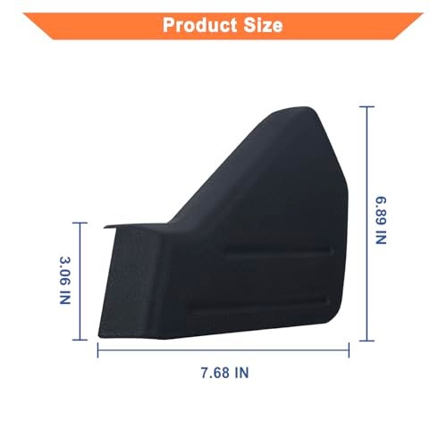 YOUYIEN Front Left Driver Seat Trim Cover Panel & Seat Switch Housing Panel Bezel(2PCS). Fit for Ford F-150 2009-2014. Replaces Part #9L3Z-1661693-CA,9L3Z-14A706-NA(Black). - Image 5